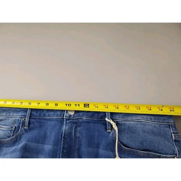 Driftwood Womens Jeans W40 L24 Petite Royce Straight Ankle  Indigo Detached - Picture 13 of 15